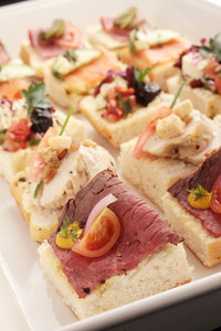 Sun Peaks Catering Canapes Sandwiches